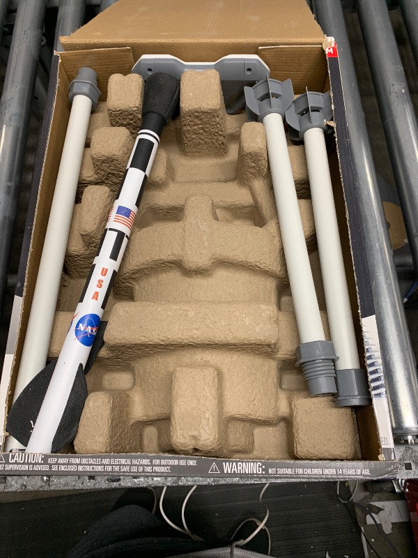 Photo 1 of NASA Air Rocket Launcher Kit - Launch Model Rockets Up To 250 Feet with Compressed Air, A Safe, Innovative & Fun Outdoor Kids Toy