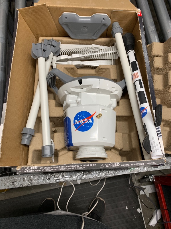 Photo 1 of NASA Air Rocket Launcher Kit - Launch Model Rockets Up To 250 Feet with Compressed Air, A Safe, Innovative & Fun Outdoor Kids Toy