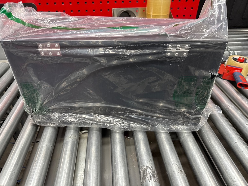 Photo 1 of Peastorm 12V Car/RV/Marine Battery Box, Steel Battery Relocation Kit for Trailer, Boat, Trolling Motor, Kayak (Double Battery Box Black)