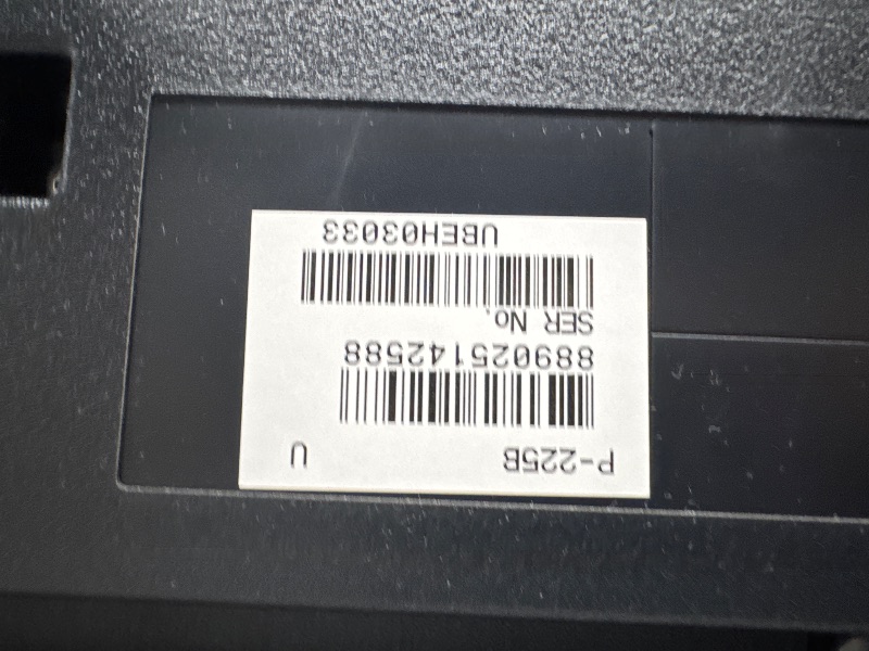 Photo 5 of *accessories missing**Yamaha P225B, 88-Key Weighted Action Digital Piano with Power Supply and Sustain Pedal, Black (P225B)