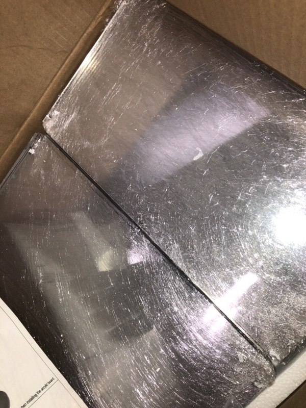 Photo 1 of TAKEKIT Rotating Bookshelf, 360 Degree Revolving Bookcase, 4-Tier Spinning Bookshelf, Clear Acrylic & Solid Wood Rotating Bookcase for Kid’s Playroom, Bedroom and Living Room, Square