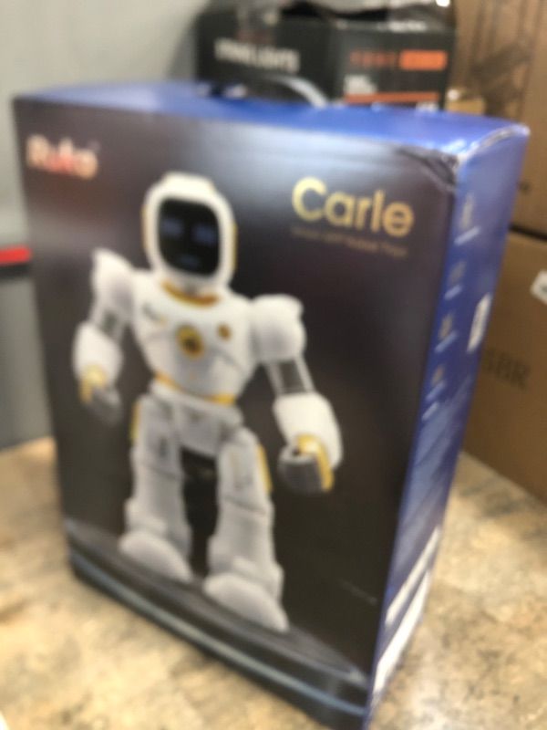 Photo 1 of Ruko 1088 Smart Robot for Kids, Large Programmable Interactive STEM RC Robot, Voice Control and App Control, Gifts for Boys and Girls 4 5 6 7 8 9, Gold