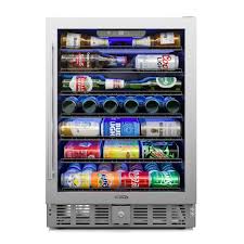 Photo 1 of ***NON REFUNDABLE, PARTS ONLY, DOESN'T GET VERY COLD***Koolmore 5 cu. ft. Mini-Fridge with Glass-Door fits 65 12 oz. Bottle or Can Cooler in Stainless Steel