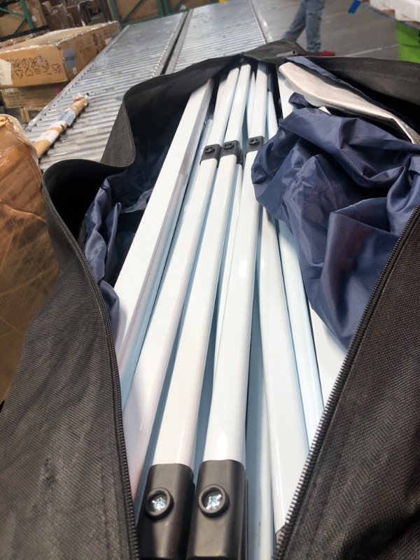 Photo 1 of Sundale Outdoor 10x20 Pop up Canopy Tent with 6 Sidewalls Commercial Heavy Duty Canopy UPF 50+ Waterproof Tents with Roller Bag for Party, Wedding, Patio(Navy)