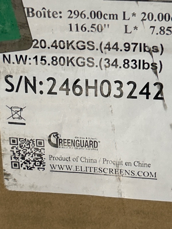 Photo 1 of Elite Screens ezCinema Series, 120-inch 16:9, Manual Floor Pull Up Projection Projector Screen, Movie Home Theater Office Church 8K 4K Ultra HD 3D Ready, US-Based Company. 2-YEAR WARRANTY, F120NWH