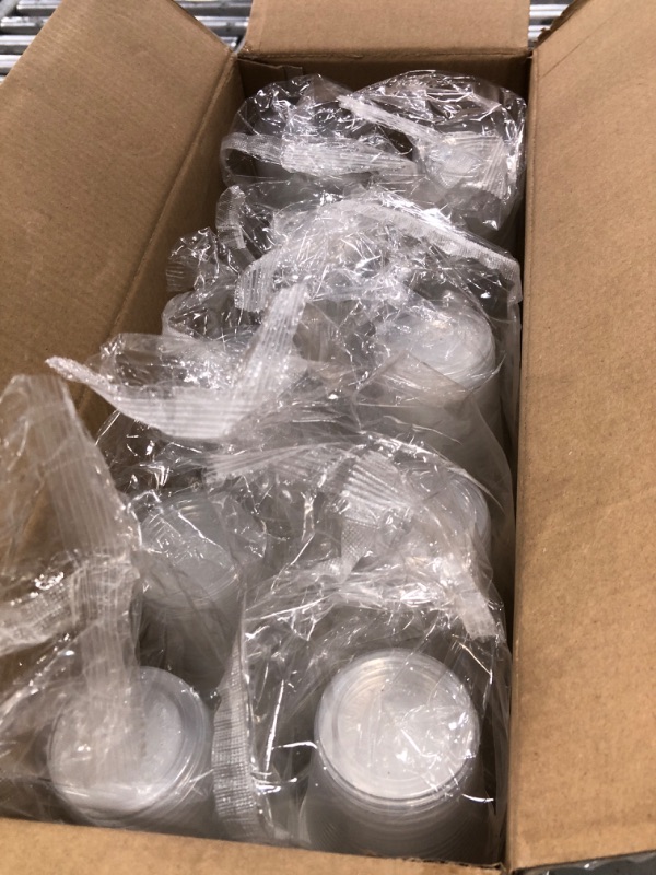 Photo 1 of 1000 Pack 7 oz Disposable Plastic Cups, Drinking Cups, Clear Plastic Cups Tumblers for Birthday Parties, Picnics, Ceremonies, and Weddings