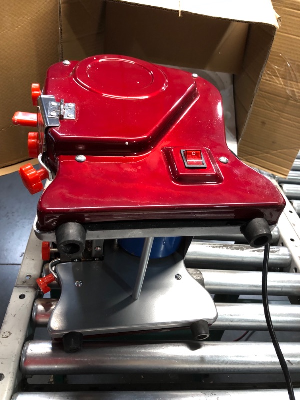 Photo 4 of ***USED - LIKELY MISSING PARTS - UNABLE TO TEST - SEE PICTURES***
Newhai Commercial Electric Pasta Maker, Automatic Noodle Machine, 2-in-1 Heavy Duty Dough Roller Pressing Machine, with 2mm/6mm Blade, 550W Stainless Steel (with a 2mm/6mm dual use blade)