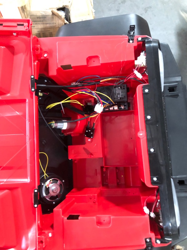 Photo 1 of ***USED - PACKAGING DESTROYED - MISSING WHEELS - OTHER PARTS LIKELY MISSING AS WELL - SEE PICTURES***
Fitenlor 24V 2 Seater Ride On Car, Electric Truck for Big Kids Ages 3-8, Ride On Toy with 5.5MPH Max Speed, Remote Control, Accelerator Pedal, Treaded Ti