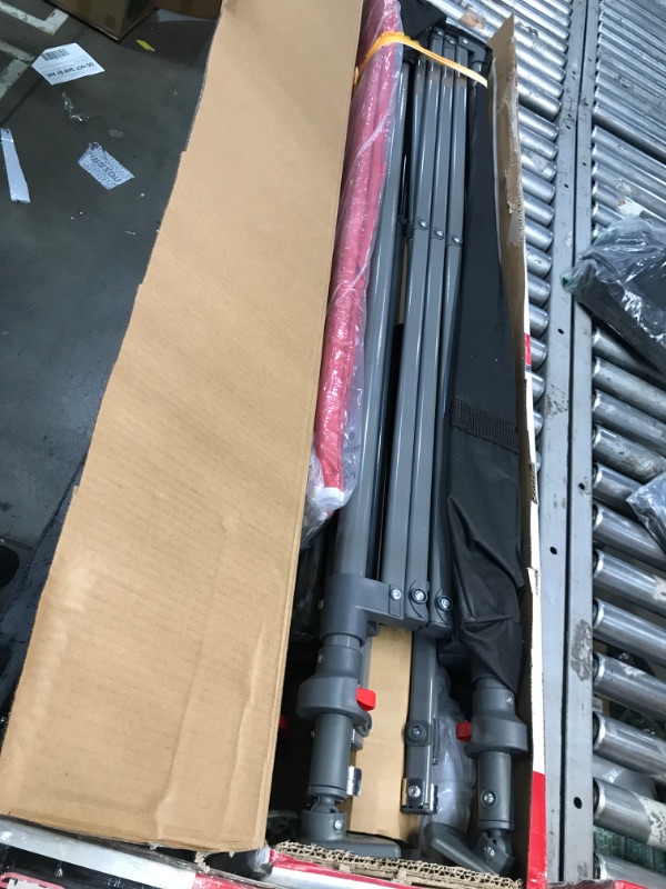 Photo 1 of 10 ft. x 10 ft. Red Instant Canopy Pop Up Tent
