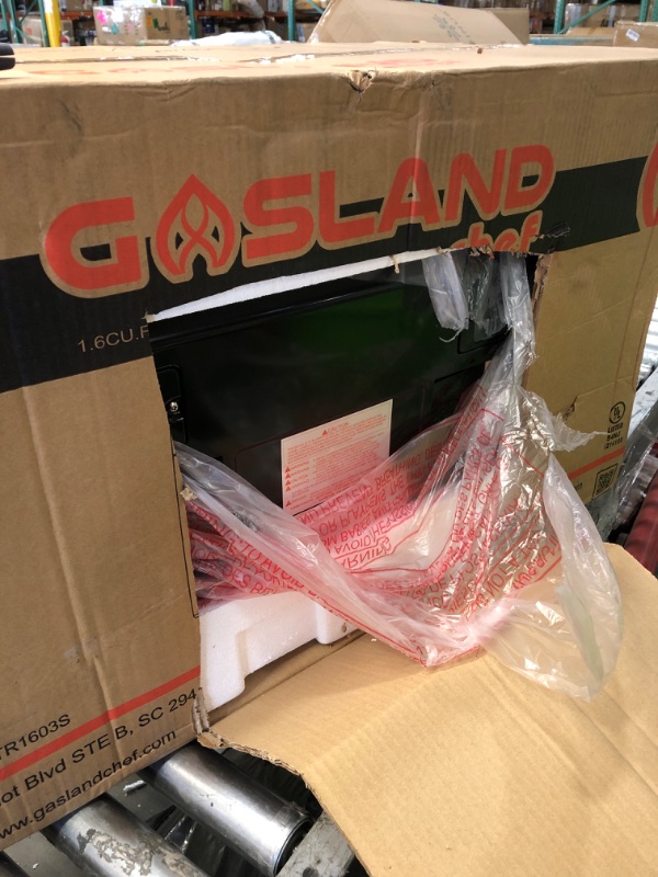 Photo 1 of GASLAND 1.6 Cu.Ft. Over the Range Microwave Oven, 30 Inch 1000 W Microwave Over the Range, OTR1603S 300 CFM Over Range Microwave with Exhaust Fan and Light, Stainless Steel Over the Stove Microwave