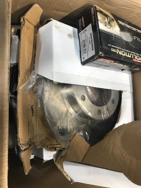 Photo 1 of POWERSTOP KOE138 Autospecialty Front and Rear Replacement Brake Kit-OE Brake Rotors & Ceramic Brake Pads For 2003-2007 2008 2009 Toyota 4Runner [12.56" Front Rotor Models]