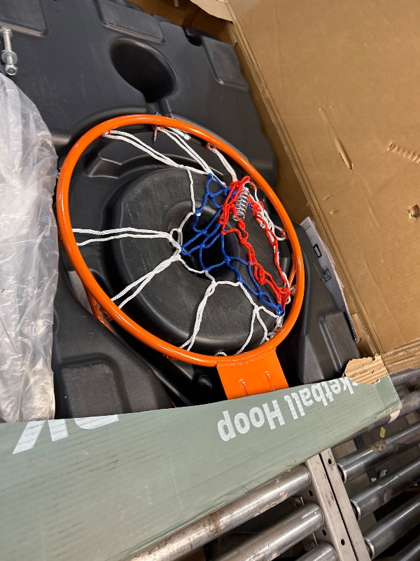 Photo 1 of *** SEE NOTES ***Simple Deluxe Basketball Hoop Outdoor Adjustable 4.2-10ft, Portable Hoops & Goals Court System, 44'' Shatterproof Backboard, Fillable Base & Wheels, Gifts for Kids, Youth, Adults in Backyard/Driveway