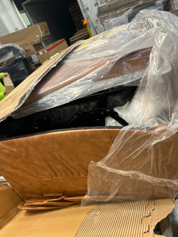 Photo 1 of *** SEE NOTES ***Oversized Wide Recliner Chair - Heat and Massage, PU Leather Large Manual Recliner for Adults, Comfort Lazy Chair with 1.5X Sponge Filling and Easy Recline Mechanism for Relaxation