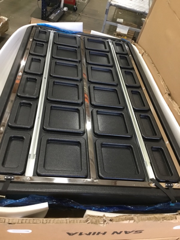 Photo 1 of Sanhima Rooftop Tent Hard Shell - Jervis Loft Overland Aluminium ABS Roof Top Tent w/ 4 Sides Windows & AC Duct Hole for Car SUV Truck Camping, 2-3 People Tent