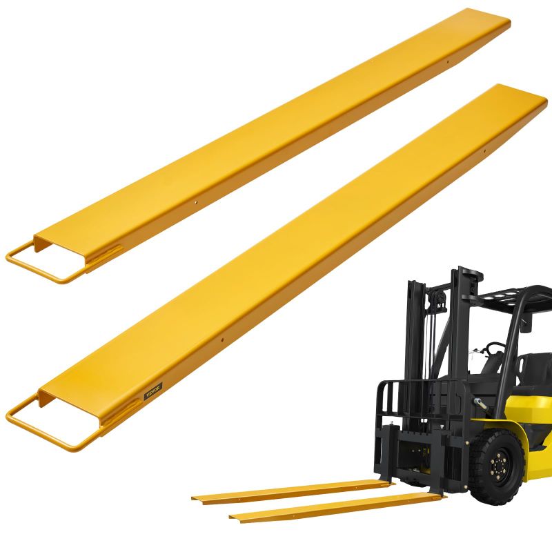 Photo 1 of  Forklift Extensions, 1 Pair Forklift Extensions for Forklift Truck, Yellow**Unknown to size**
