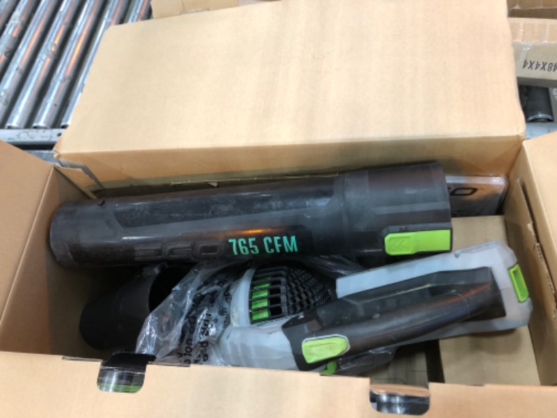 Photo 1 of *** PARTS ONLY, non-refundable ***EGO Power+ LB7654 765 CFM Variable-Speed 56-Volt Lithium-ion Cordless Leaf Blower with Shoulder Strap, 5.0Ah Battery and Charger Included