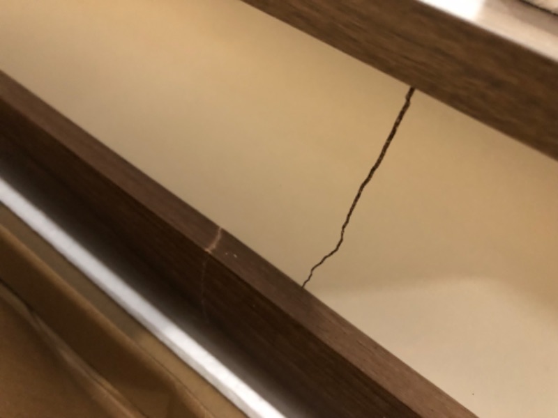 Photo 3 of ***DAMAGED - HUGE CRACK ON SIDE - SEE PICTURES - LIKELY MISSING PARTS***
Bidiso Lift Top Coffee Table, Easy-to-Assembly Center Table with Hidden Storage Compartment, Modern Lift Tabletop Dining Table for Living Room Reception/Home Office, Charcoal Oak, 21