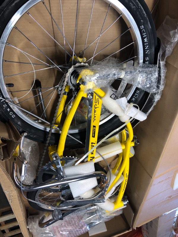 Photo 1 of ***INCOMPLETE - MISSING PARTS - SEE COMMENTS***
Schwinn Classic Krate Kids Bike, for Boys and Girls Age 6+ Year Old, Iconic Sting-Ray Frame & Springer Fork, Vintage High-Rise Ape Handlebar, Banana Seat, Lemon Peeler