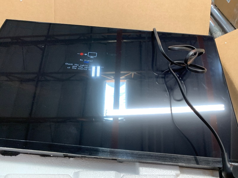 Photo 1 of Samsung 27' T35F Series FHD 1080p Computer Monitor, 75Hz, IPS Panel, HDMI, VGA (D-Sub), AMD FreeSync, Wall Mountable, Game Mode, 3-Sided Border-Less, Eye Care, LF27T350FHNXZA