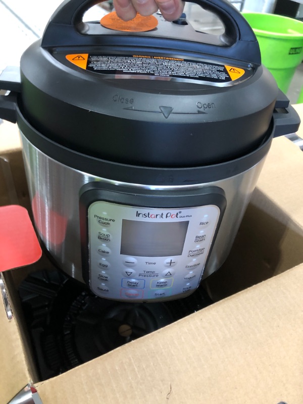 Photo 1 of Instant Pot Duo Plus 9-in-1 Electric Pressure Cooker, Slow Cooker, Rice Cooker, Steamer, Sauté, Yogurt Maker, Warmer & Sterilizer, Includes App With Over 800 Recipes, Stainless Steel, 3 Quart