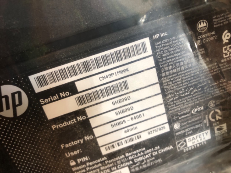 Photo 1 of HP DesignJet T630 Large Format Wireless Color Plotter Printer - 24", with Auto Sheet Feeder, Media Bin & Stand (5HB09D) - New Model