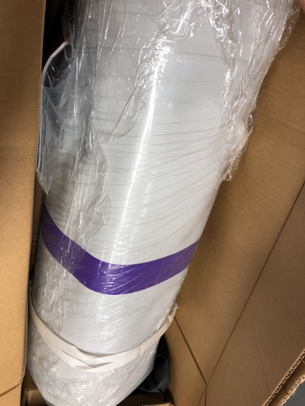 Photo 1 of Inflatable Gymnastics Mat 10ft/13ft/16ft/20ft/ Air Tumbling Track Mats 4/8 inches Thick for Home Use/Training/Cheerleading/Yoga/Water with Pump 10ft x 6.5ft x 8inch Black Purple