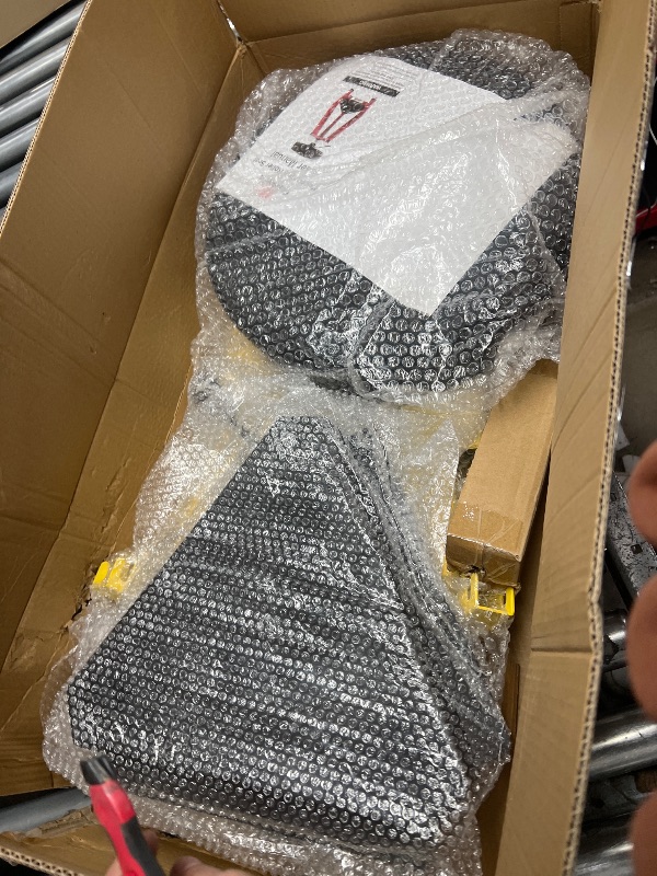 Photo 1 of FreekyFit Adjustable Shop Stool, Mechanics Garage Bar Stool Chair, Work Metal Stool for Workshop, Adjustable Height, 360° Swivel Padded Seat, Tool Tray Storage, 350 LBS Capacity, Heavy Duty, Yellow