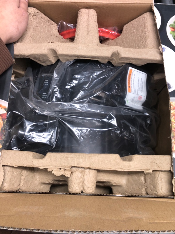 Photo 1 of Instant Pot Pro 10-in-1 Pressure Cooker, Slow Cooker, Rice/Grain Cooker, Steamer, Sauté, Sous Vide, Yogurt Maker, Sterilizer, and Warmer, Includes App With Over 800 Recipes, Black, 6 Quart