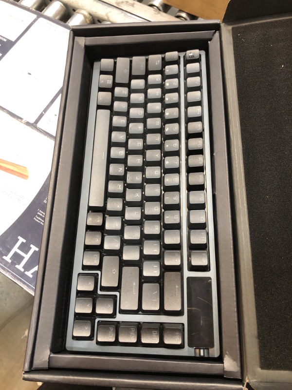 Photo 1 of ASUS ROG Azoth 75% Wireless DIY Custom Gaming Keyboard, OLED Display, Three-Layer Dampening, Hot-Swappable ROG NX Red Switches & Keyboard Stabilizers, PBT Keycaps, RGB-Black