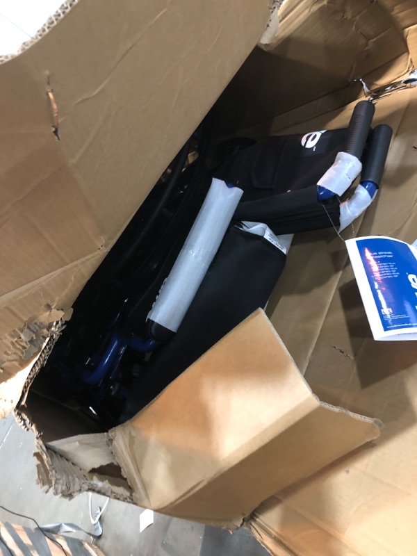 Photo 1 of ***See Notes****Drive Medical BLS18FBD-ELR Blue Streak Lightweight Wheelchair with Swing-Away Elevating Leg Rests and Flip-Back Arms