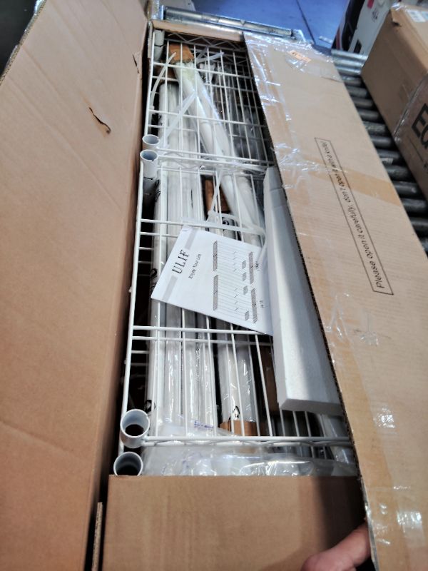 Photo 1 of Ulif H50 Garment Rack Heavy Duty Clothes Rack, Freestanding Extra Large Portable Closet Wardrobe Rack, Clothing Racks for Hanging Clothes 89.8''W x 15.8" D x 76.4" H, Max Load 1400 Lbs, White