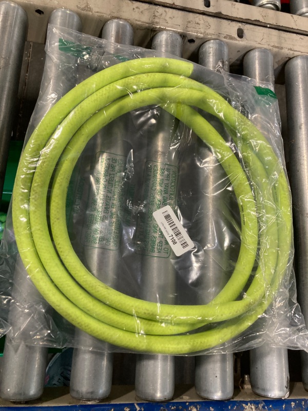 Photo 2 of ***VERY USED*** Flexzilla 120 x 0.63 Inch All-Weather Heavy Duty and Lightweight Garden Lead-In Hose Releases Potable Water for Family and Pets, ZillaGreen