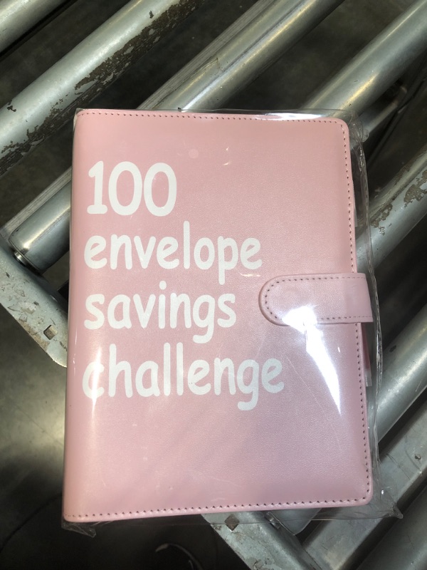 Photo 2 of 100 Envelopes Money Saving Challenge?A5 Money Saving Binder with Cash Envelopes?Easy and Fun Way to Save $5,050,Budget Book Binder for Budgeting Planner with 25 Clear Reusable Slot (Pink)