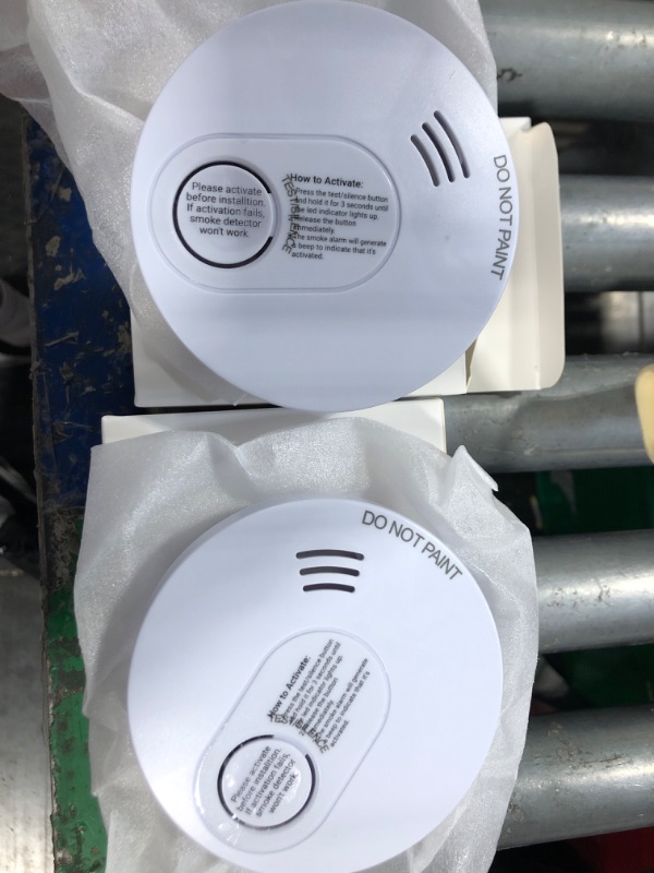 Photo 2 of ***4 PIECES*** SITERWELL Smoke Detector, 10 Year Fire Alarm with Photoelectric Sensor and Built-in Battery, Fire Detector with Low Battery and Fault War