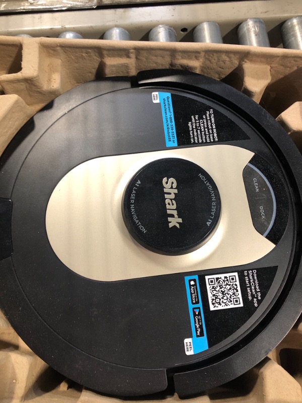 Photo 3 of ***WIDELY USED PRODUCT*** Shark AV2501AE AI Robot Vacuum with XL HEPA Self-Empty Base, Bagless, 60-Day Capacity, LIDAR Navigation, Perfect for Pet Hair, Compatible with Alexa, Wi-Fi Connected, Carpet & Hard Floor, Black