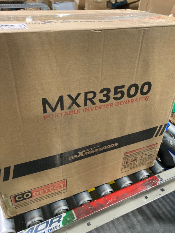 Photo 1 of MaXpeedingrods 3500 Watt Portable Inverter Generator Gas Powered, EPA Compliant, Compact and Lightweight for Home Backup Power, Outdoor Camping, RV and Trailer 3500W
