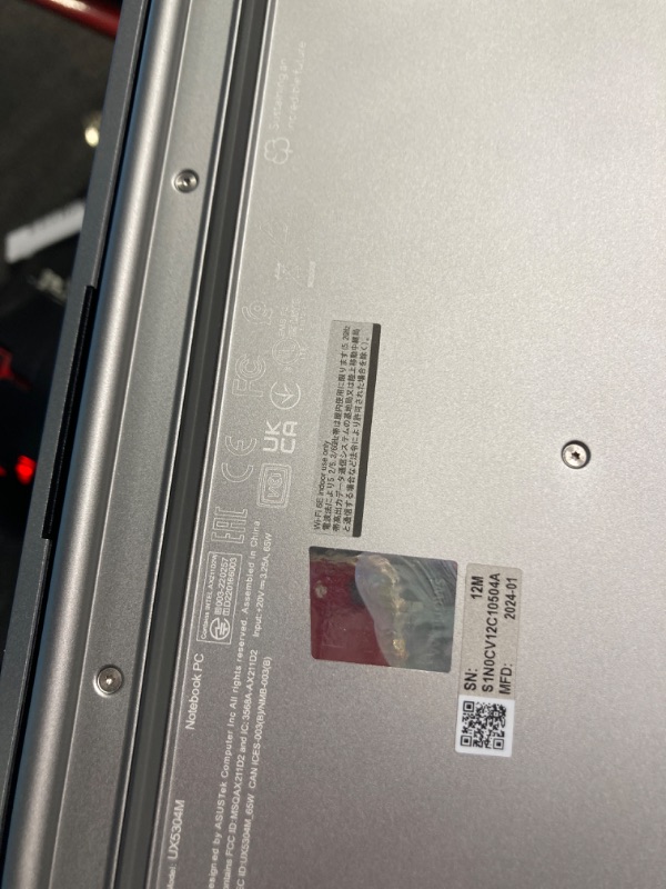 Photo 1 of ASUS Zenbook S 13 OLED Laptop, 13.3” OLED 3K 60Hz Display, Intel Evo Certified, Intel Core Ultra 7 155U CPU, Intel Graphics, 32GB RAM, 1TB SSD, Windows 11 Pro, Basalt Gray, UX5304MA-XS76