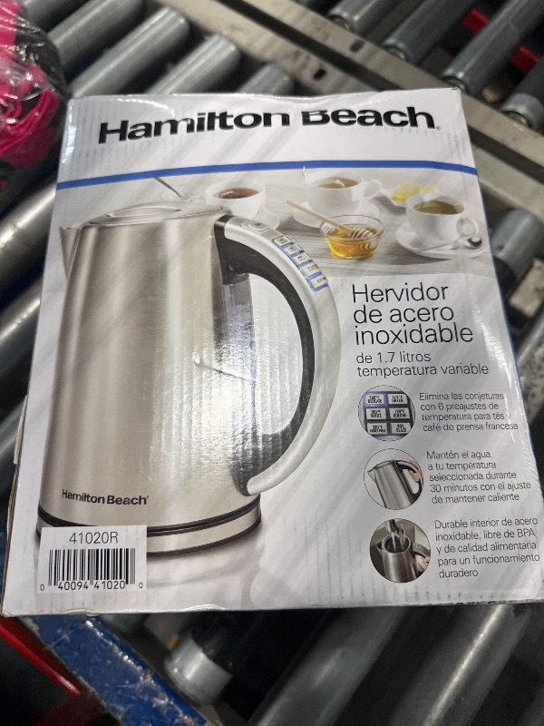 Photo 2 of Hamilton Beach 1.7 Liter Variable Temperature Kettle