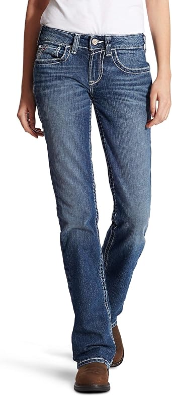 Photo 2 of ARIAT Women's Flame Resistant Mid Rise Bootcut Jean