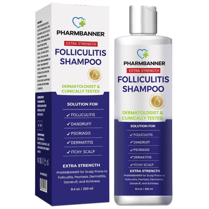 Photo 1 of Anti-Fungal Shampoo for Folliculitis, Seborrheic Dermatitis, Scalp Psoriasis - Relieves Itchy & Dry Scalp
