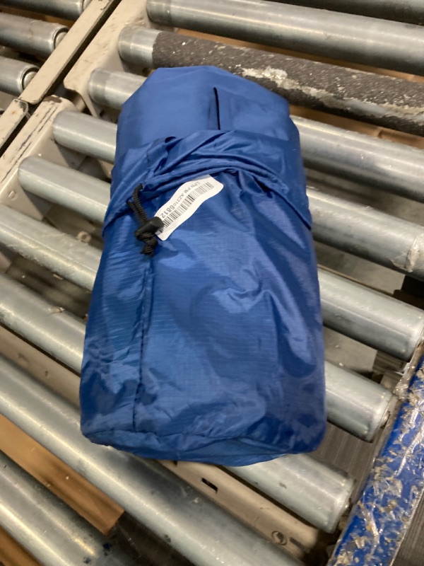 Photo 2 of ****USED****WANNTS Sleeping Pad, Ultralight Inflatable Sleeping Pad for Camping, Built-in Pump, Ultimate for Camping, Hiking - Airpad, Carry Bag, Repair Kit - Compact & Lightweight Camping Pad(Blue)