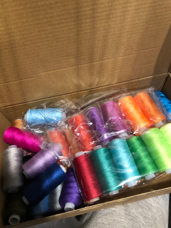 Photo 3 of ***No bobbins, just spools***72Pcs 36 Colors Prewound Bobbins and Thread Spools for Hand and Machine Sewing