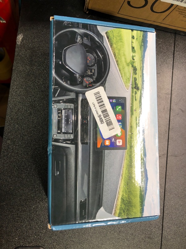 Photo 1 of Wireless Carplay with 4K Dash Cam, 9" Portable Carplay Screen for Car, Apple Carplay & Android Auto Car Satellite Radio with 1080P Backup Camera, GPS Navigation/Mirror Link/Voice Control/Bluetooth