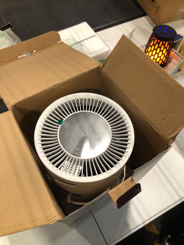 Photo 1 of **USE FOR PARTS***
Air Purifiers for Home Large Rooms up to 1200ft², MOOKA H13 True HEPA Air Purifier for Bedroom Pets with Fragrance Sponge, Timer, Air Filter Cleaner for Smoke, Odor, Dander, Pollen (White)