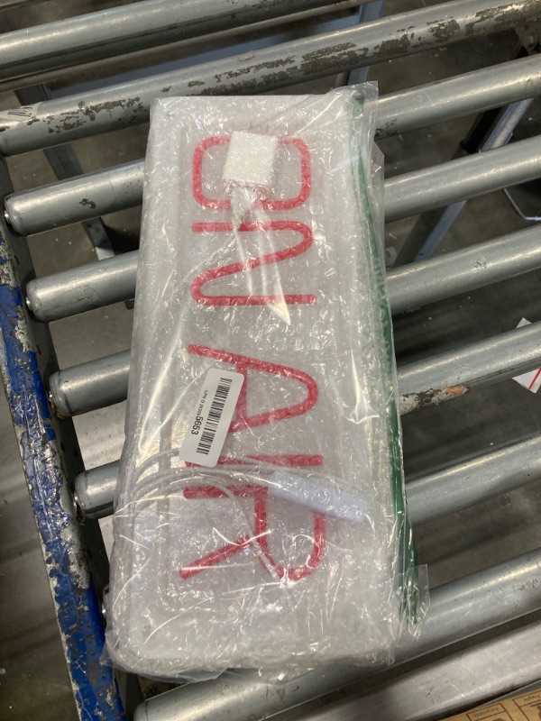 Photo 1 of Basaneon On Air Neon Sign Led On Air Sign with Plug and Switch, On Air Neon Light Signs for Bedroom Office Gym Bar Store Cafe Shop Party Art Decoration(Double-Layer Acrylic Backboard/15.7*5.9inches)