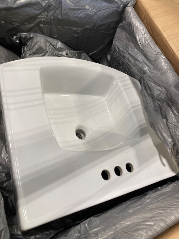 Photo 1 of ***USED***Kohler Kelston Pedestal Bathroom Sink With 8-in Centerset Faucet Holes