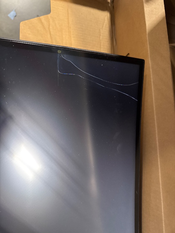 Photo 3 of ** PARTS NEEDS NEW SCREEN AS IS NO REFUNDS **Dell U3821DW UltraSharp Curved USB-C Hub Monitor - 37.52-inch WQHD (3840 x 1600) 60Hz 2300R Curvature Display, 8ms Response time, USB-C/DP/HDMI/RJ-45, Height/Slant/Tilt/Swivel Adjustability - Silver