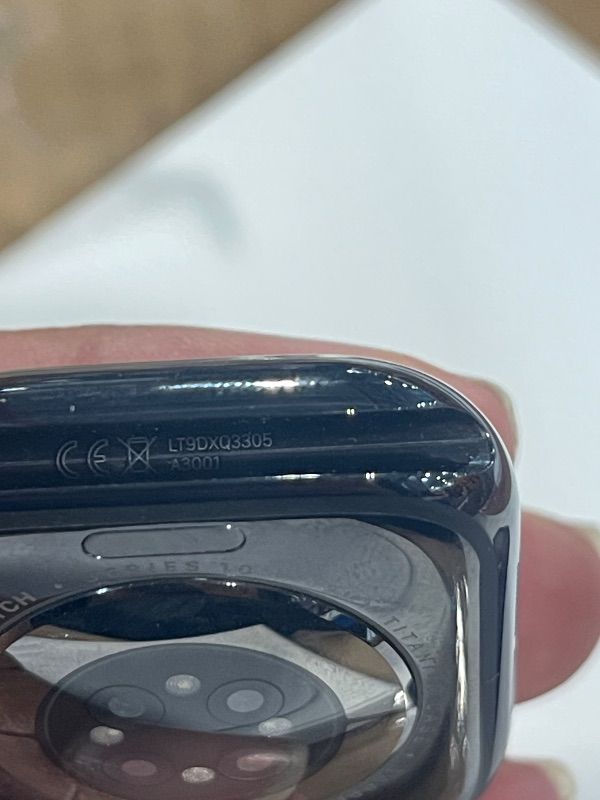 Photo 1 of *****LOCKED**** Apple Watch Series 10 [GPS + Cellular 42mm case] Smartwatch with Slate Titanium Case with Black Sport Band - S/M. Fitness Tracker, ECG App, Always-On Retina Display, Water Resistant
