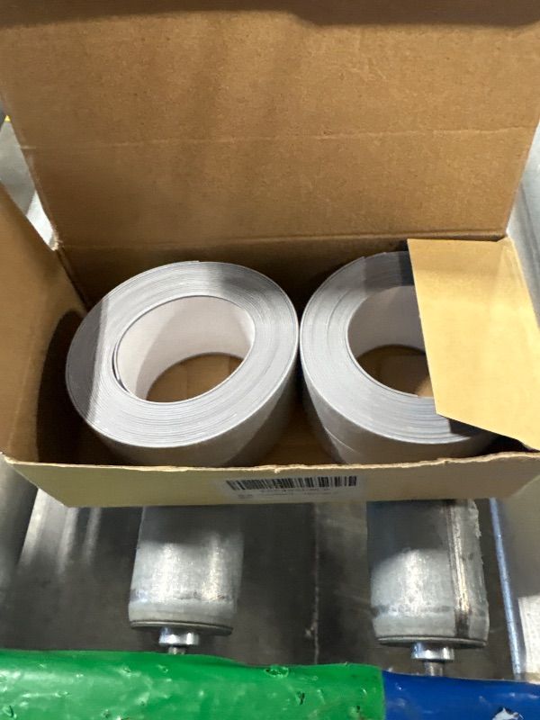 Photo 1 of 2 Rolls Grey Caulk Tape Waterproof Self Adhesive - Toilet Bathtub Sealant Caulk Strip - Bathroom Shower Caulking Tape