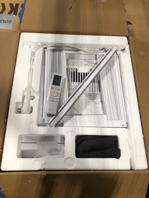 Photo 1 of Midea 8000 BTU Window Air Conditioner with Heat, Inverter Tech Ultra-Quiet Operation, 35% Energy-Saving, APP & Voice Smart Control, Energy Star Rated, Cools up to 350 Sq. Ft., fits Summer and Fall